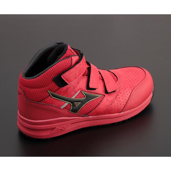 MIZUNO オールマイティ LSⅡ21M F1GA220062 レッド ミズノ 安全靴 F1GA220062 28.0cm レッド×ブラック オールマイティLS
