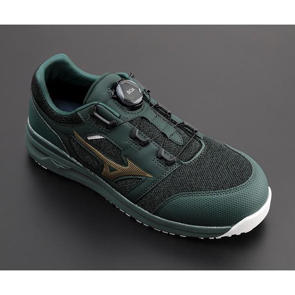 MIZUNO（ミズノ） [ポイント10倍] 安全靴 F1GA220233 27.5cm グリーン