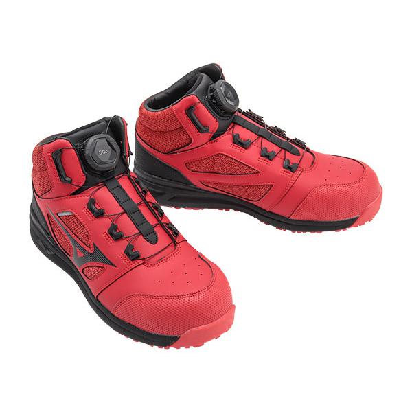 MIZUNO / シューズ/プロテクティブスニーカー/27cm/RED/F1GA220362// MIZUNO（ミズノ） [ポイント10倍] 安全靴 F1GA220362 27.5cm レッド