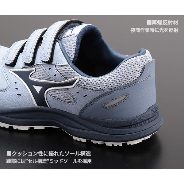 Mizuno LS II 22 安全靴 26.0 EE ネイビー Mizuno LS II 22 安全靴