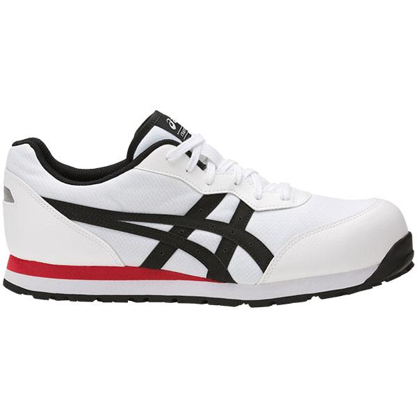 asics 安全靴 ホワイト×ブラック　FCP201 0190 ASICS（アシックス） 安全靴 ウィンジョブCP201 ホワイト×ブラック