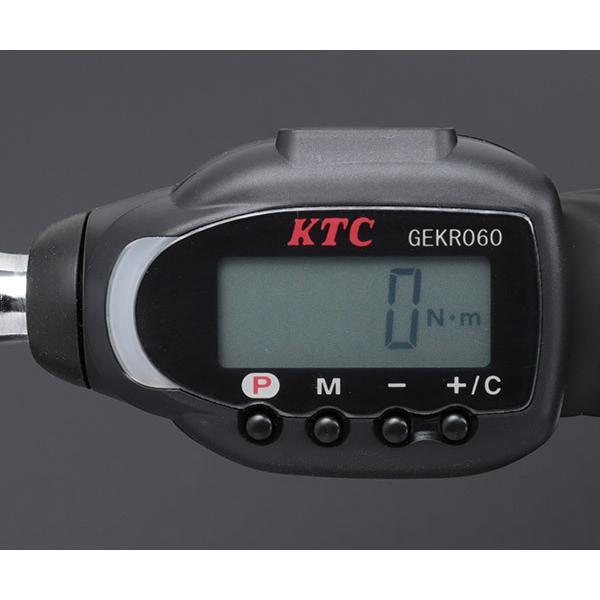 KTC GEKR060-R3-L 9.5sq.デジラチェ（充電式）ラチェットヘッドタイプ ケース（大）付｜ehimemachine｜07