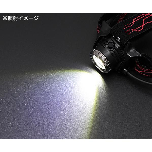 ジェントス GH-103RG 600ルーメン 長時間点灯モデル 充電式 LEDライト 乾電池兼用タイプ Gシリーズ ヘッドライト｜ehimemachine｜08