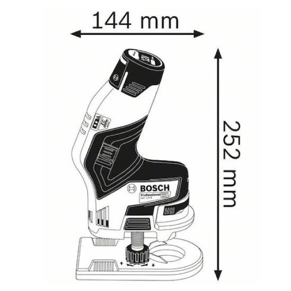 BOSCH（ボッシュ） 日本正規品 10.8Vコードレストリマー＋バッテリー