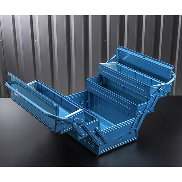 工具箱 シグネット ツールボックス3段 ブルー 54430 工具箱 工具収納ボックス