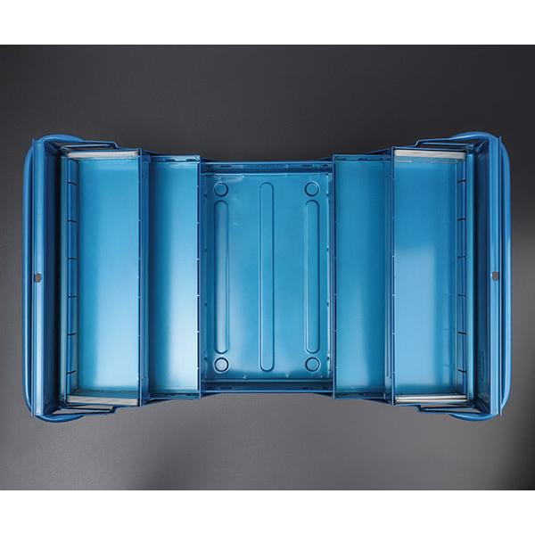 TRUSCO中山 TRUSCO トラスコ 3段式工具箱 352x220x343 ブルー TRUSCO中山 TRUSCO トラスコ 3段式工具箱 352x220x343 ブルー
