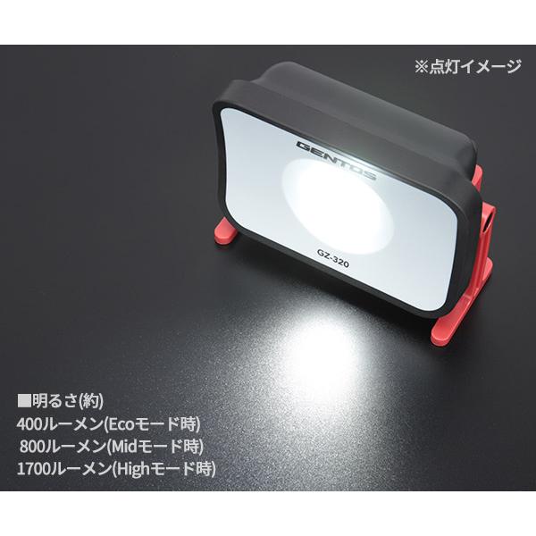 GENTOS ガンツ LEDワークライト コンパクト投光器 GZ-320 GENTOS ガンツ LEDワークライト コンパクト投光器 GZ-320
