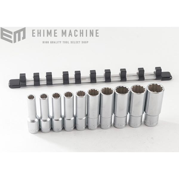 TONE（トネ） ディープソケットセット(12角・ホルダー付) 10pcs 