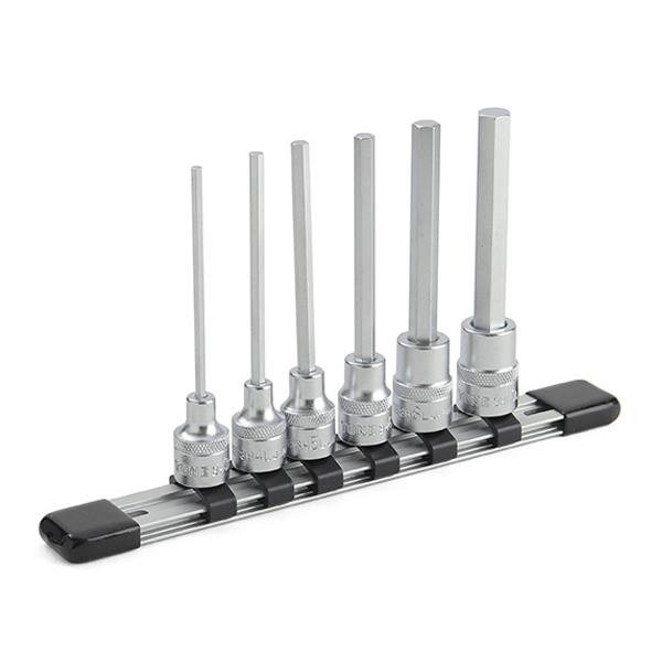 TONE（トネ） ロングヘキサゴンソケットセット(ホルダー付) 6pcs 差込