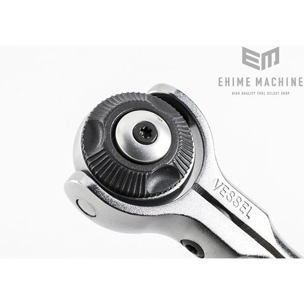 ベッセル VESSEL HRH2-SW 6.35sq.ウッディスイベルラチェットハンドル