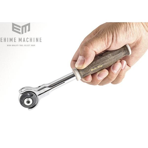 ベッセル VESSEL HRH2-SW 6.35sq.ウッディスイベルラチェットハンドル