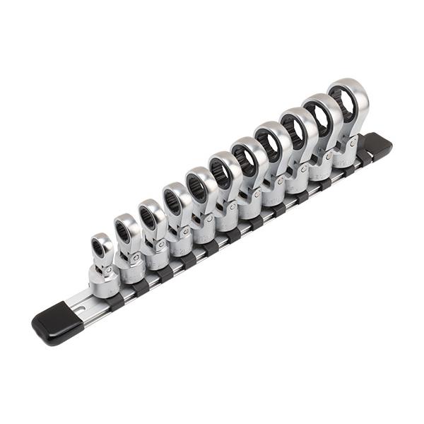 TONE（トネ） フレックスラチェットめがねソケットセット(ホルダー付