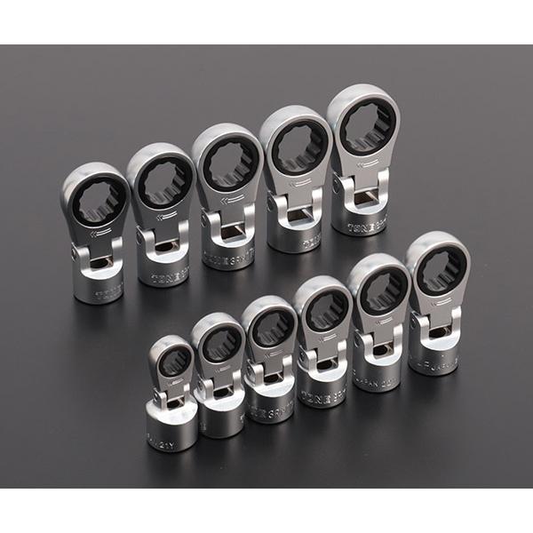 TONE（トネ） フレックスラチェットめがねソケットセット(ホルダー付