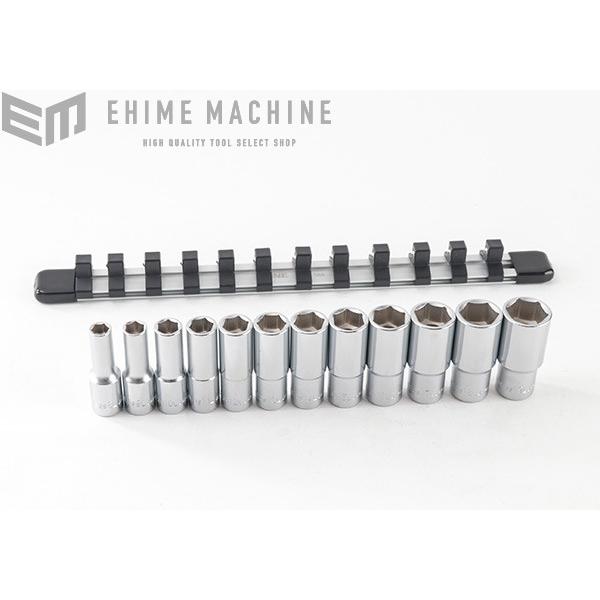 TONE（トネ） ディープソケットセット(6角・ホルダー付) 12pcs 差込角