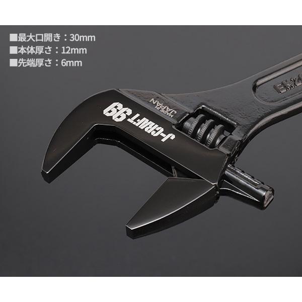 LOBSTER ロブテックス J-CRAFT99 ブラックモンキーレンチ強力型 JBM200