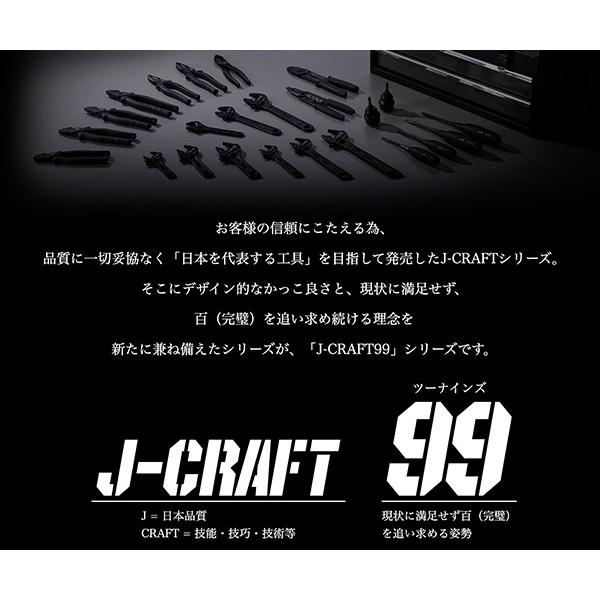 ロブテックス J-CRAFT99 ブラックハイブリッドモンキーレンチ JBUM36 ジェークラフト ツーナインズ｜ehimemachine｜07