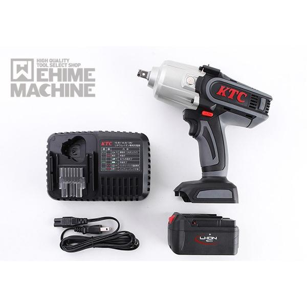 KTC 電動インパクトレンチ 充電式JAE481 最大トルク850N