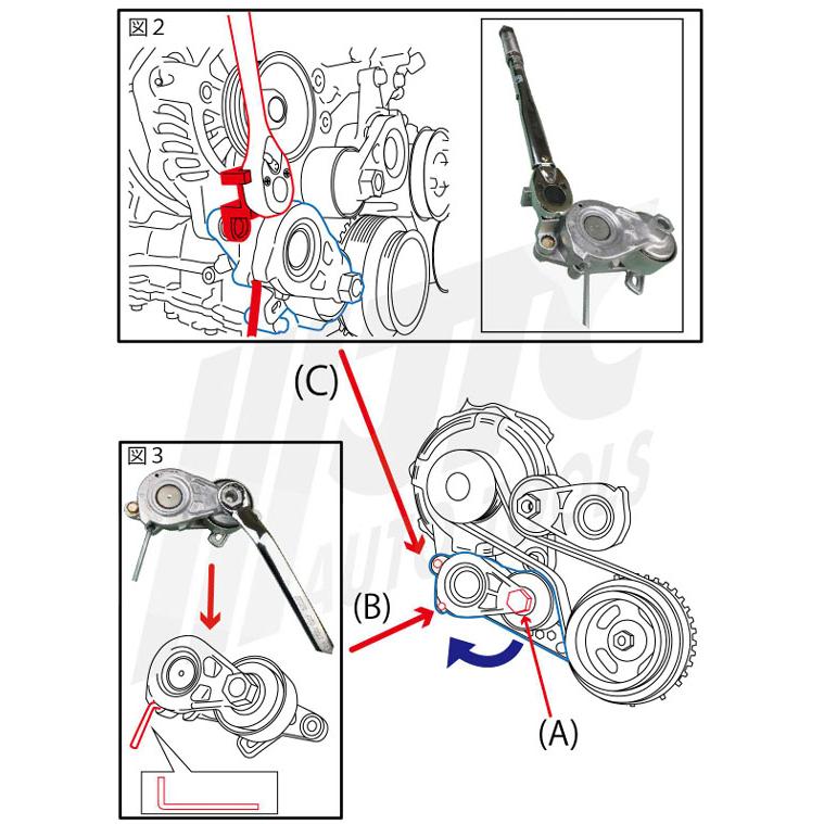 ベルトテンショナー ☆VベルトテンショナーASSY☆CR-Z ZF1/ZF2用 新品▽ : NET 部品館