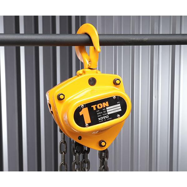 【苫小牧バナナ】開封未使用品 KITO/キトーマイティ チェーンブロック M3型 1t CB010 おすすめの商品です KITO（キトー） キトーマイティ M3形 チェーンブロック 1.0t×2.5m