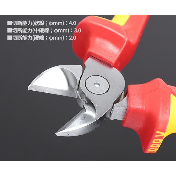 KNIPEX 絶縁カッティングセット 3本組 003130BKV02 クニペックス 工具セット ニッパー ケーブル カッター｜ehimemachine｜07