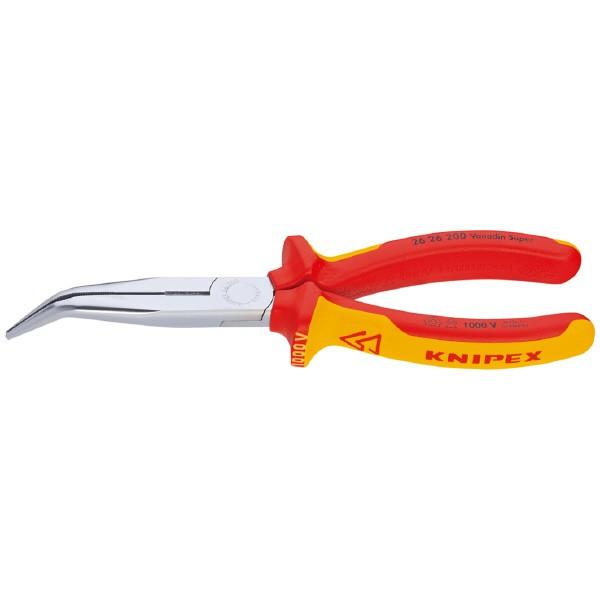 【在庫セール】クニペックス KNIPEX クニペックス 絶縁1000V先曲ラジオ クニペックス 絶縁1000V先曲ロングラジオペンチ 200mm 2626