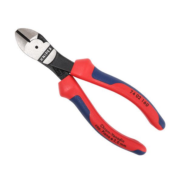 KNIPEX 7402-160 強力型斜ニッパー(硬線用) (SB) クニペックス 工具｜ehimemachine｜02