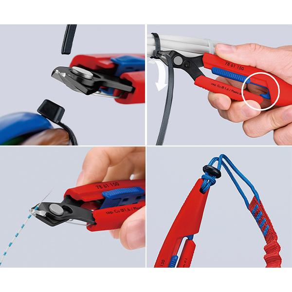 KNIPEX（クニペックス） [26SS新商品] スリムニッパー 150mm 黒仕上げ