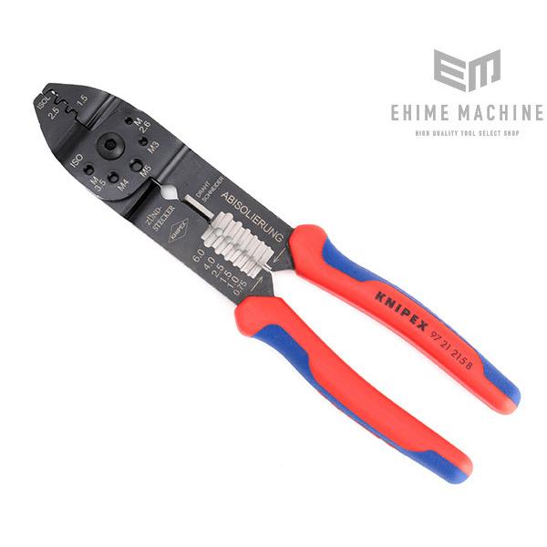 【在庫セール】クニペックス KNIPEX 9721-215B クリンピングプライ 9721-215B クリンピングプライヤー KNIPEX(クニペックス) オープン
