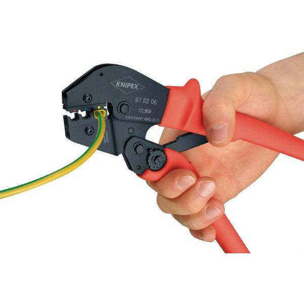 knipex クニピックス  圧着ペンチ KNIPEX 日本正規品 クニペックス 圧着ペンチ (SB) (9752-06SB