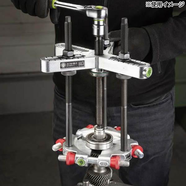 「自動車のベアリングやブッシュを、内側から確実に引き抜きたい」作業に適した、クッコ K-22-A ベアリングエキストラクターセッの画像