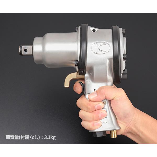 空研 19.0sq. エアーインパクトレンチ KW-2000P : エヒメマシン Yahoo