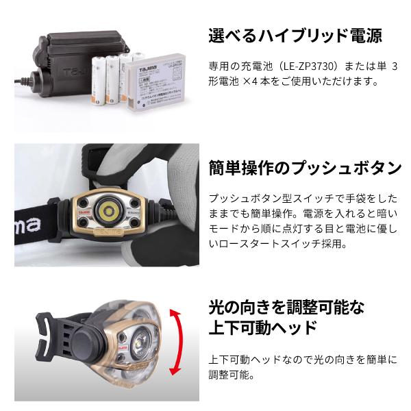 Tajima（タジマ） LEDヘッドライトE501Dセット (LE-E501D-SP