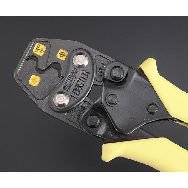 ロブテックス AK17MA2 リングスリーブ(E)用ミニ圧着工具 使用範囲小 