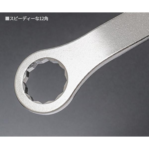 KOTO 6角x12角 極薄めがねレンチ LW-2121 サイズ21mm なめにくい六角と
