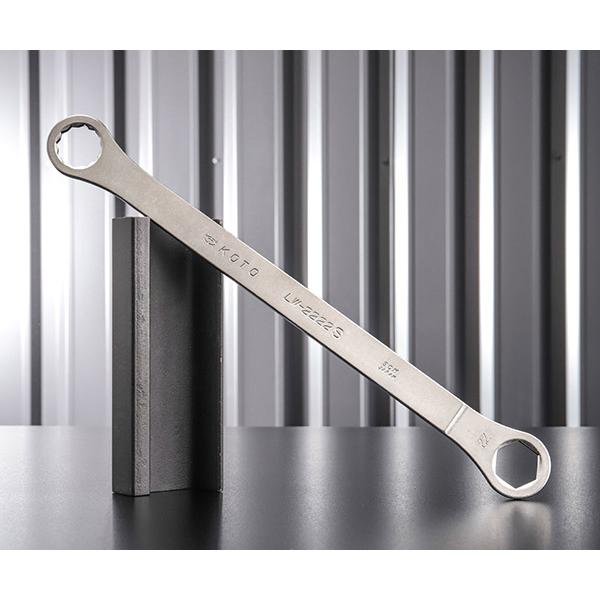 KOTO 6角x12角 極薄めがねレンチ LW-2222S サイズ22mm