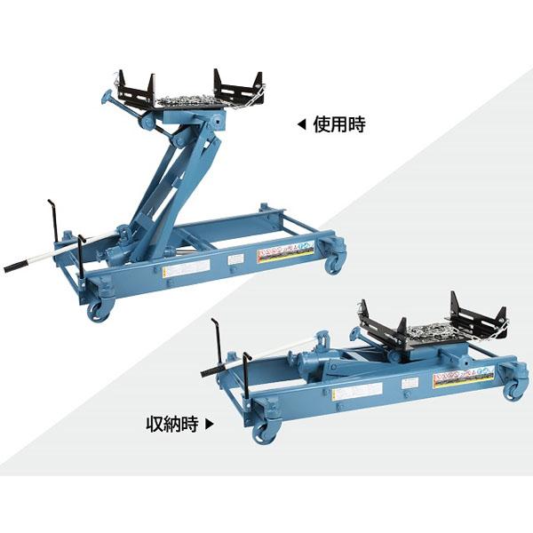 メーカー直送業者便] 長崎ジャッキ ミッションジャッキ 能力800kg 大型