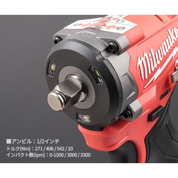 Milwaukee インパクトレンチ FIW2F 12v Milwaukee（ミルウォーキー） インパクトレンチ M12 FIW2F12-0X0 JP