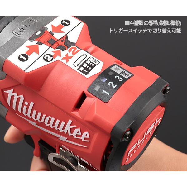 Milwaukee（ミルウォーキー） 日本正規品 M12 FUEL 3/8インチ542Nm 
