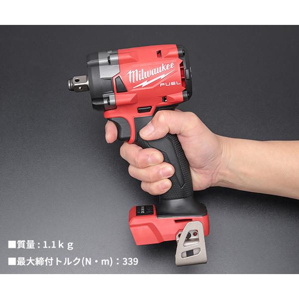 Milwaukee ミルウォーキー 339Nm 1/2コードレス電動インパクト Milwaukee ミルウォーキー 339Nm 1/2コードレス電動インパクト