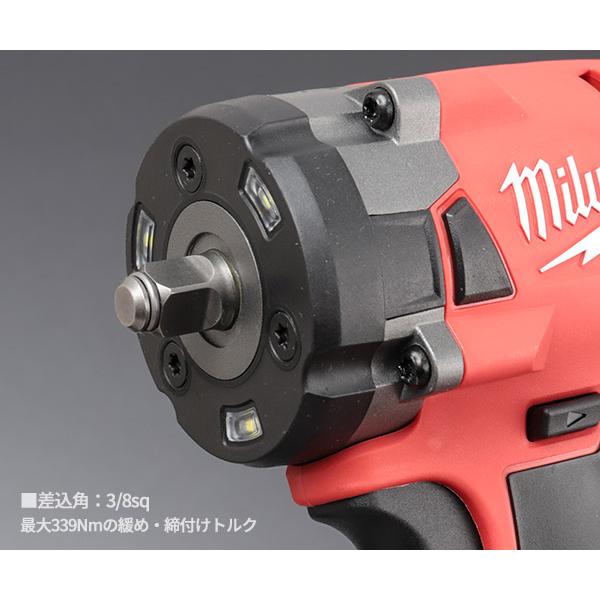 Milwaukee（ミルウォーキー） 日本正規品 M18 FUEL 3/8インチ339Nm 
