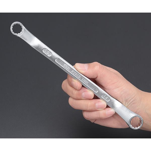 KTC メガネレンチ めがねレンチ 45°×6° ロング めがねレンチ KTC ロングめがねレンチ 45度×6度 m5-1618【エヒメマシン】