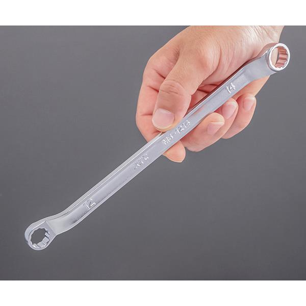 KTC KTC M5-1214 45°×6°ロングめがねレンチ サイズ12×14mm メガネ