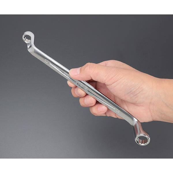 TONE（トネ） 両口めがねレンチ(75°) 対辺寸法10×12mm (M75-1012