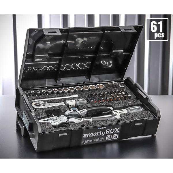 【在庫限り ドイツ老舗工具メーカー正規品 特別価格】 マタドール (1/4SQ)ソケットレンチセット 61PCS (81452115 ...