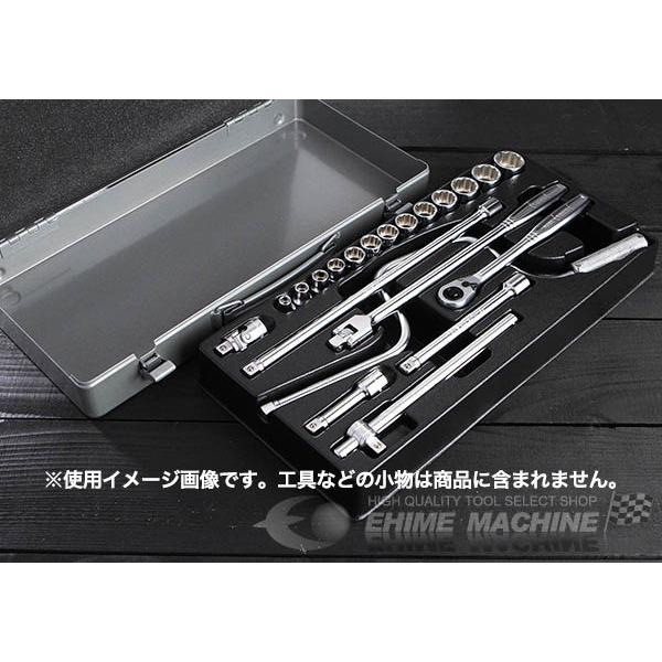 TONE（トネ） スチール製工具箱 ツールケース 間口400×奥行209×高さ