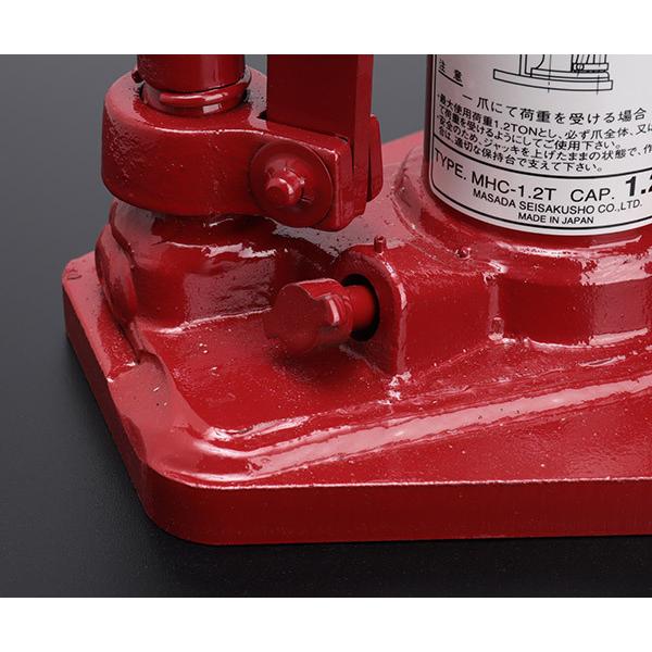 マサダ 爪付ジャツキ スプリングナシ MHC-1.2T 救出作業用 防災用備品