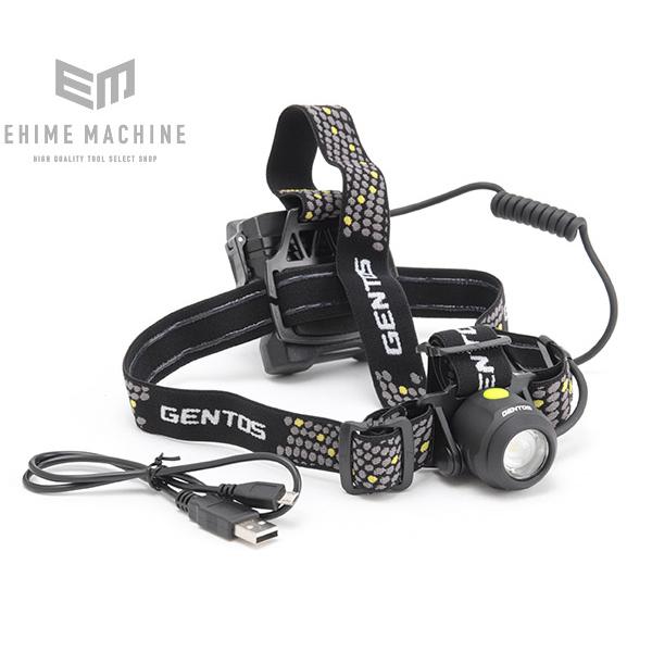 ジェントス MM-285H ヘッドライトLED 未使用品 実用点灯4時間 電池式