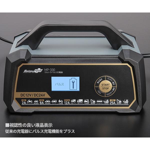 メルテック 大自工業 ウルトラパルス充電器 MP-330 12V/24V対応