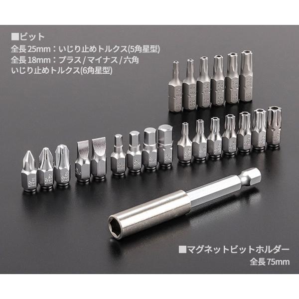 Autobahn 35PC 6.3sq.(1/4) ミニラチェット スタビーソケット&ビット