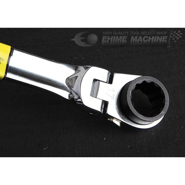 KTC 超ロングラチェットめがねレンチ（首振りタイプ） MR15L-17F